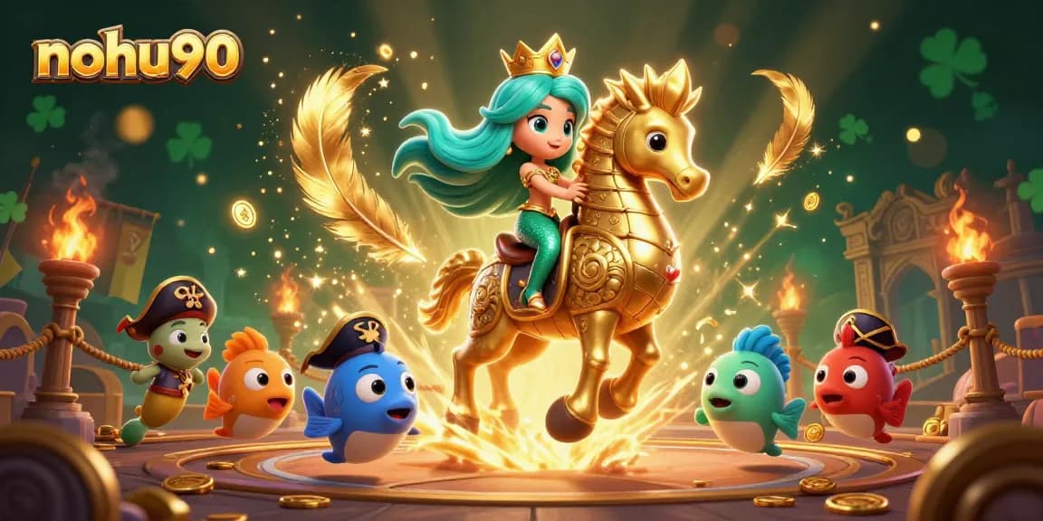 Join the adventure with nohu90, where vibrant mermaids spin to win in thrilling jackpot games!