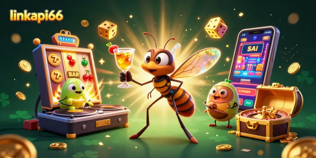 Join the exciting world of linkapi66 where a unique frozen-in-amber mosquito mascot and trilobite DJ lead vibrant casino adventures!