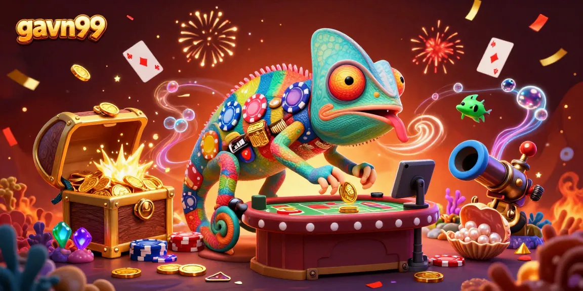Engage with gavn99's vibrant 3D casino art showcasing a dynamic cockfighting scene amidst treasure.