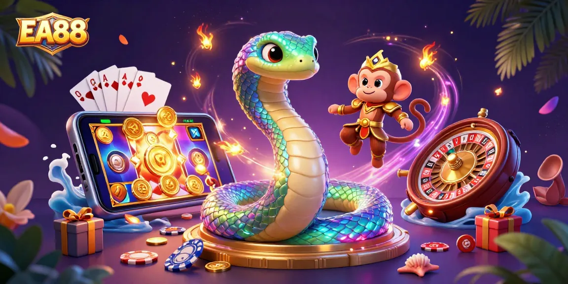 Spin colorful slot games with EA88's dynamic characters and enchanting atmosphere.