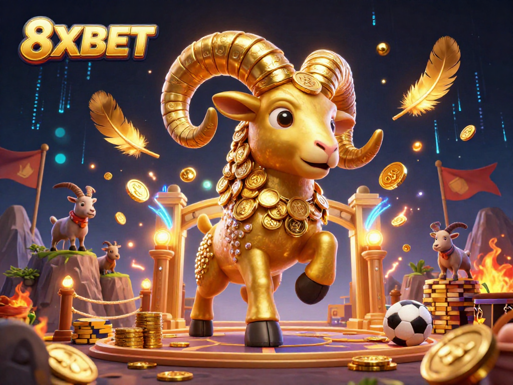 Engaging sports betting scene showcasing 8XBET with dynamic characters and enriched gambling elements.