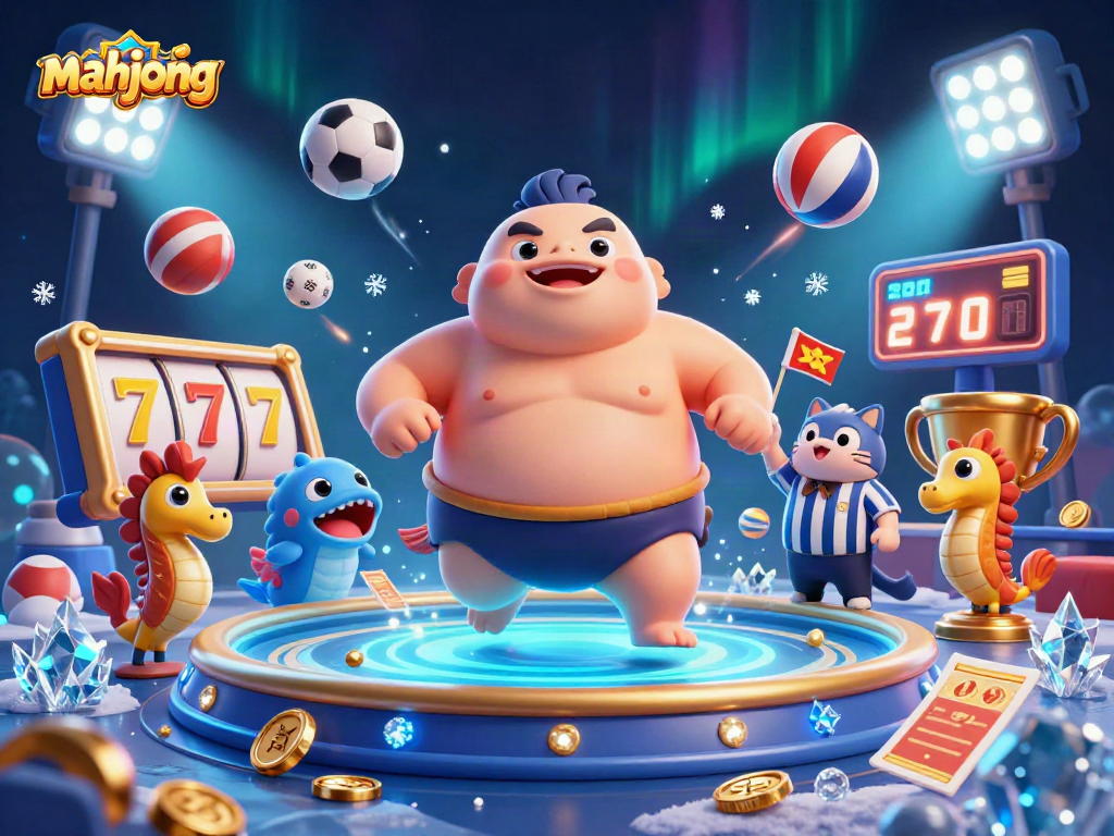 Play mahjong in an animated underwater casino scene with vibrant characters and dynamic game elements.