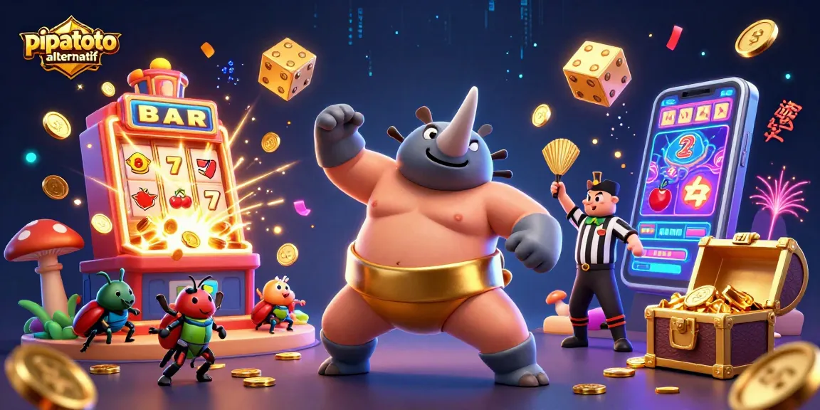 Experience thrilling wins at pipatoto alternatif with a vibrant scene of betting excitement and golden rewards.