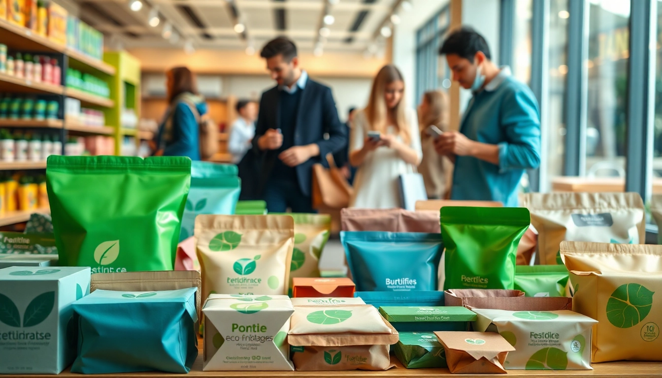 Showcasing innovative packaging for emerging brands in a vibrant retail display.