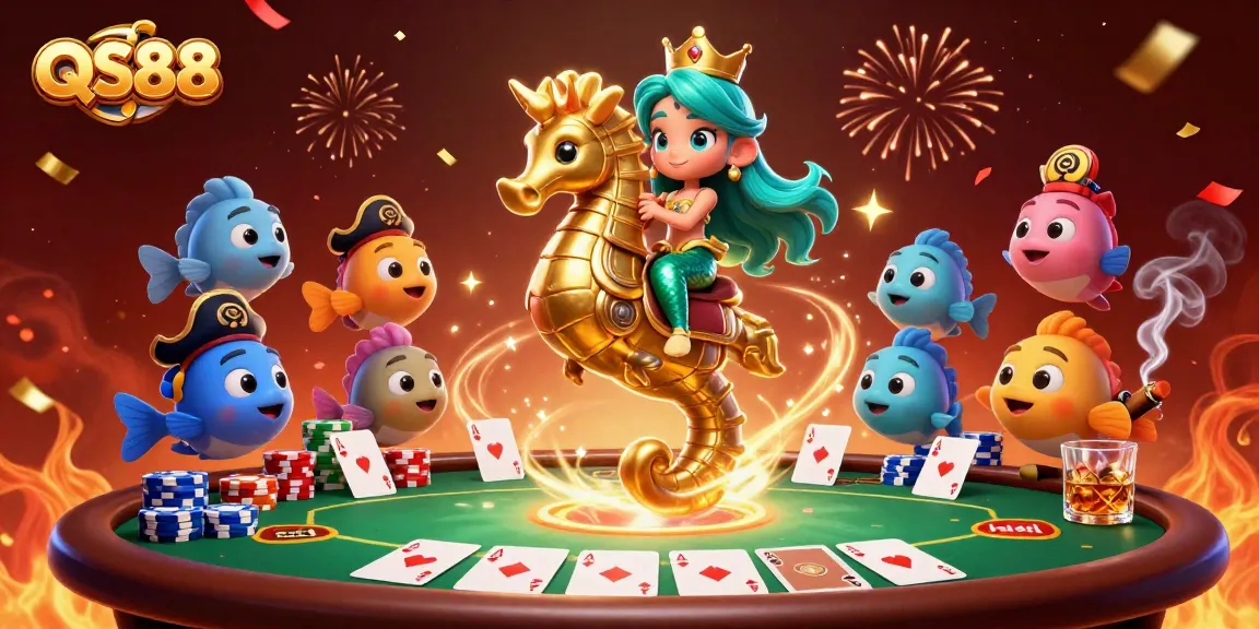 Experience thrilling gameplay at QS88 featuring a vibrant casino scene.