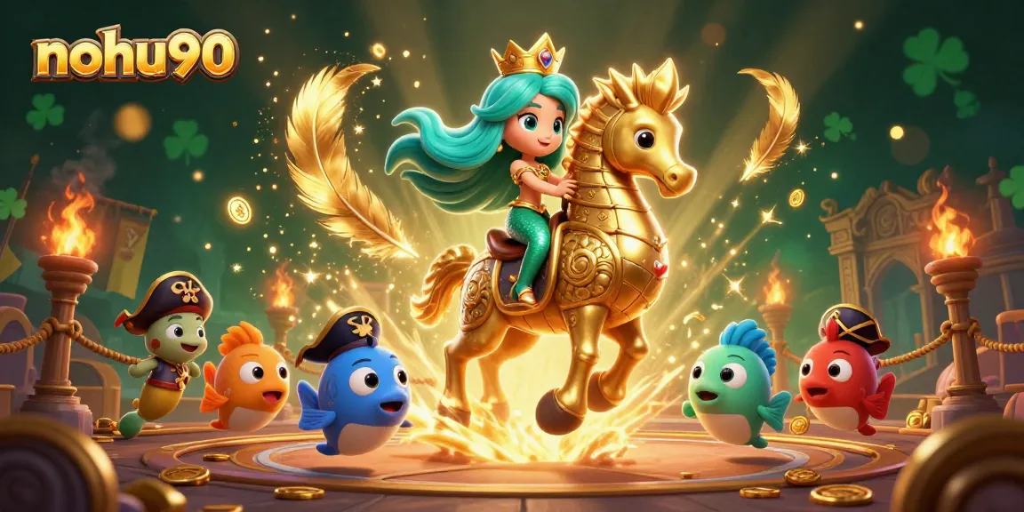 Join the adventure with nohu90, where vibrant mermaids spin to win in thrilling jackpot games!