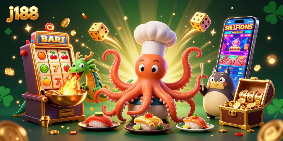Win big with j188 at a lively casino featuring dynamic characters and exciting game elements.