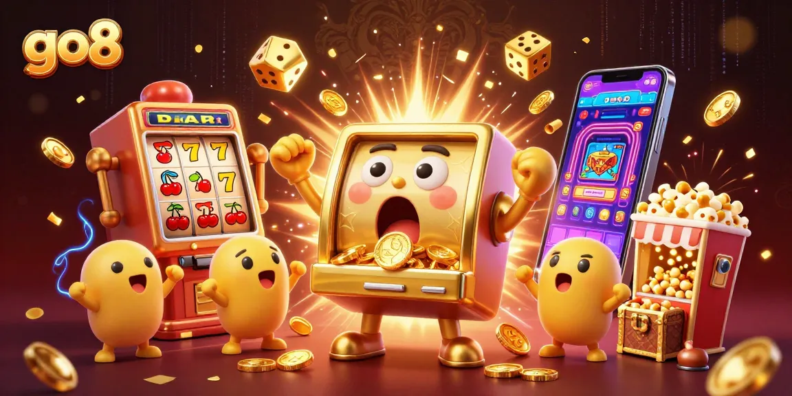 Experience exciting wins with go8's vibrant slot machines and stunning casino graphics.