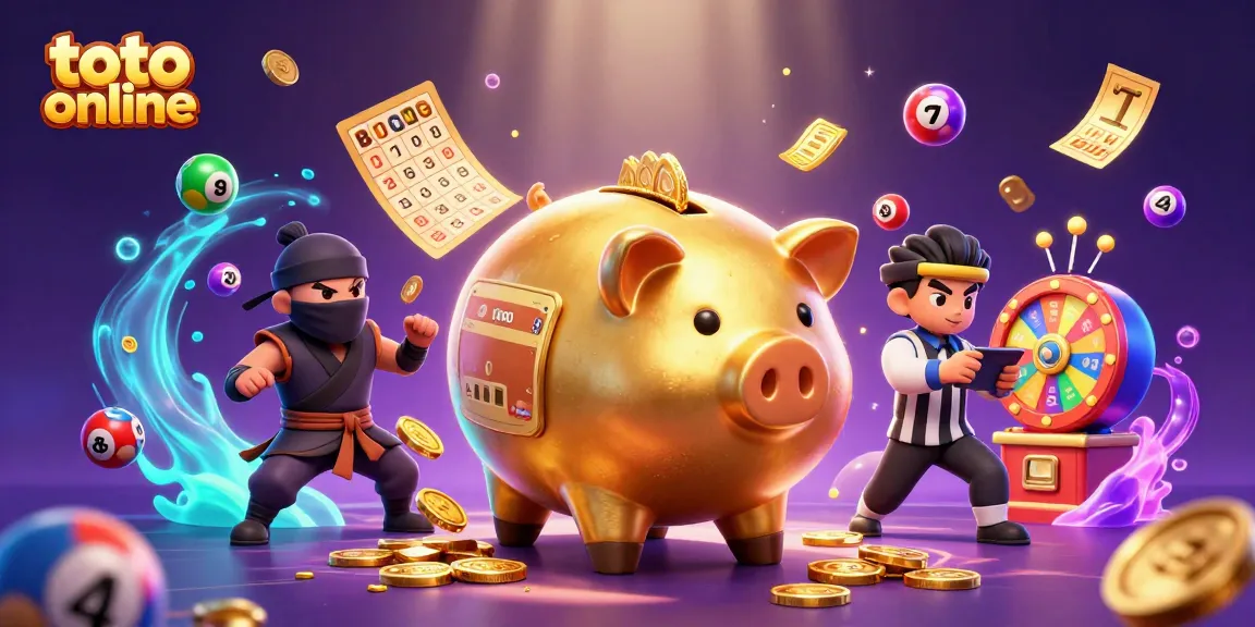 Menangkan hadiah menarik dengan toto online dan karakter kasino kreatif dalam ilustrasi 3D yang mengesankan.