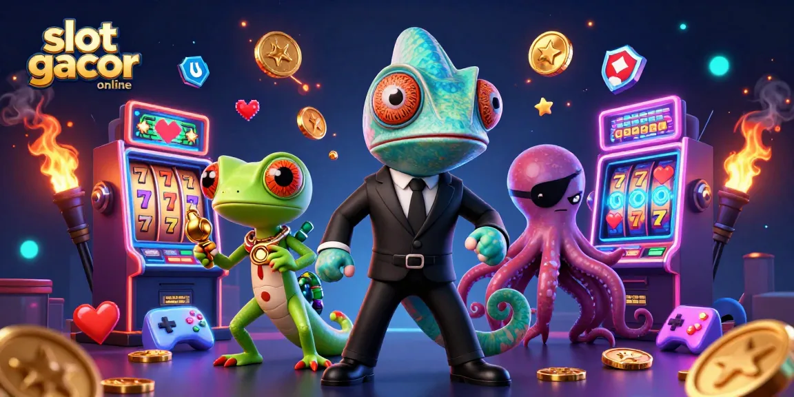 Slot gacor online menampilkan karakter kartun 3D yang menghadirkan permainan interaktif yang menghibur.