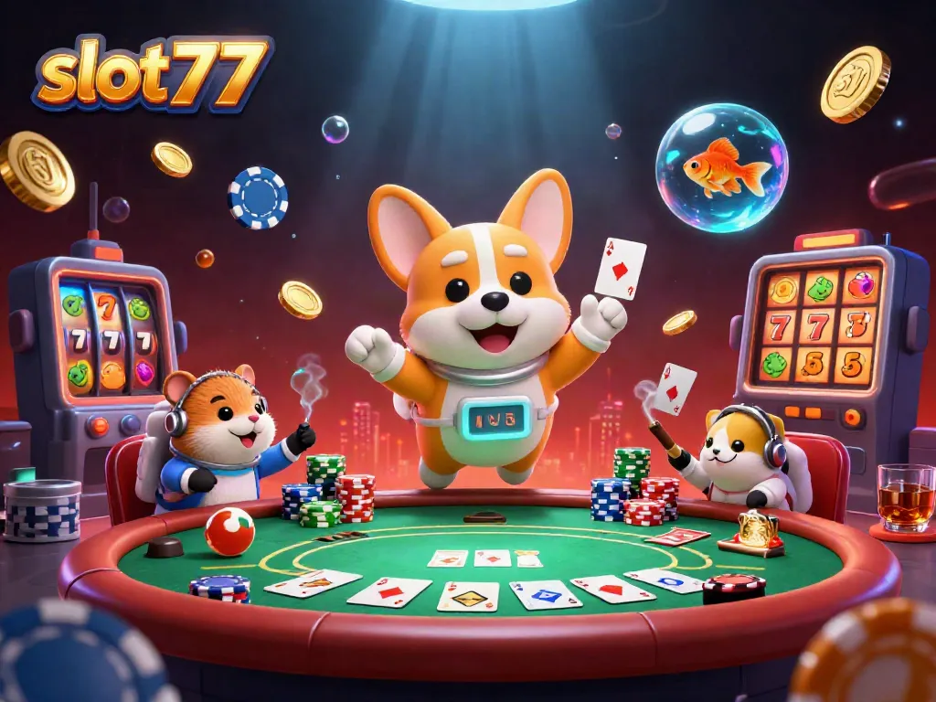 Mainkan slot777 dengan corgi astronot dan alat judi menarik di luar angkasa.