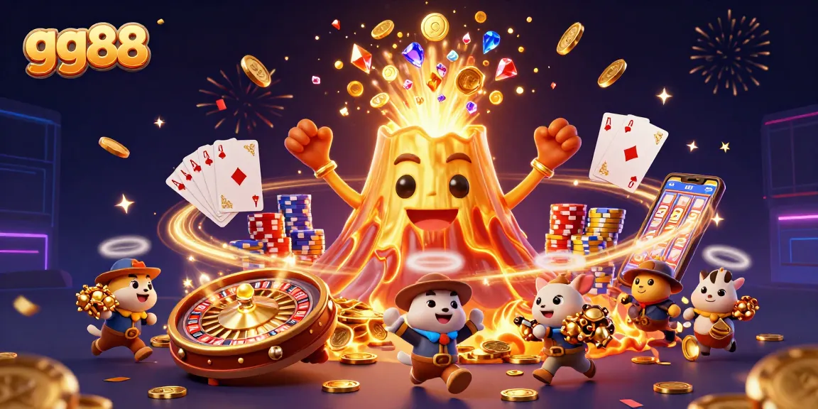 Experience the thrill of gg88 as players dive into treasure-filled adventures amid spinning reels and golden coins.