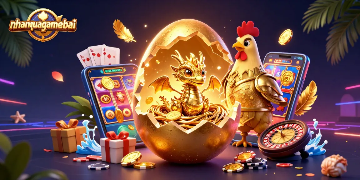 Play Callbreak at nhanquagamebai, where a crystal gold dragon and poker chips create an immersive gaming experience.