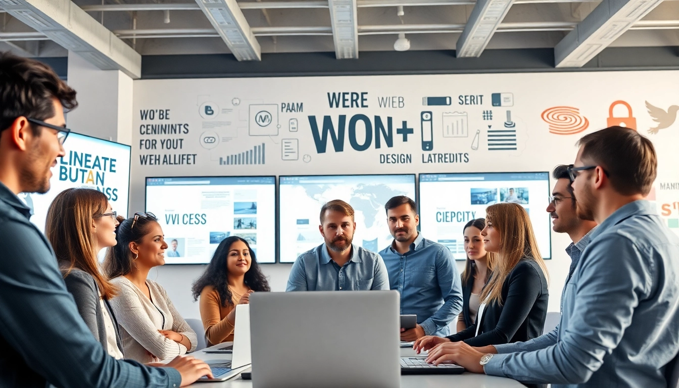 Engage with Edmonton web design professionals collaborating on innovative projects.