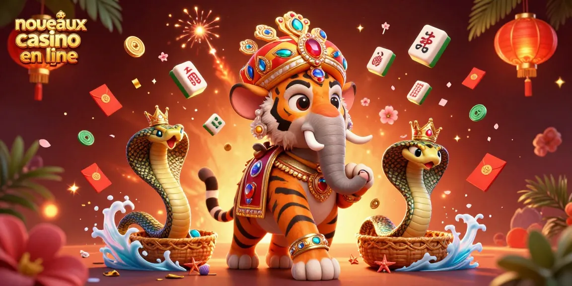Profitez des nouveaux casinos en ligne avec des éléments colorés et une atmosphère festive.
