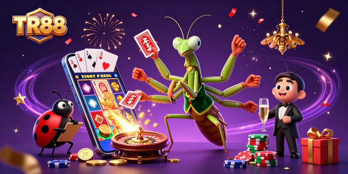 Engage in thrilling wins with TR88 as the mantis dealer showcases live casino action!
