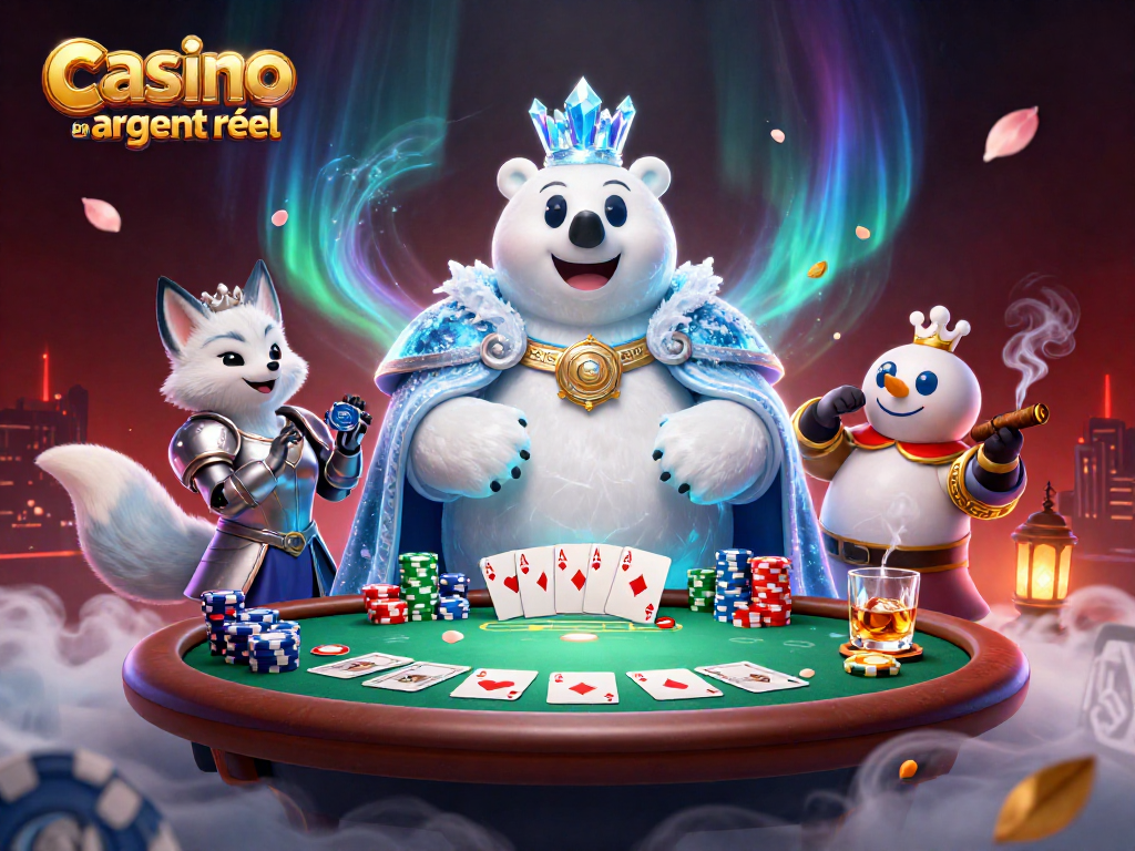 Le casino en ligne argent réel propose une expérience de jeu passionnante avec des cartes et des jetons colorés.