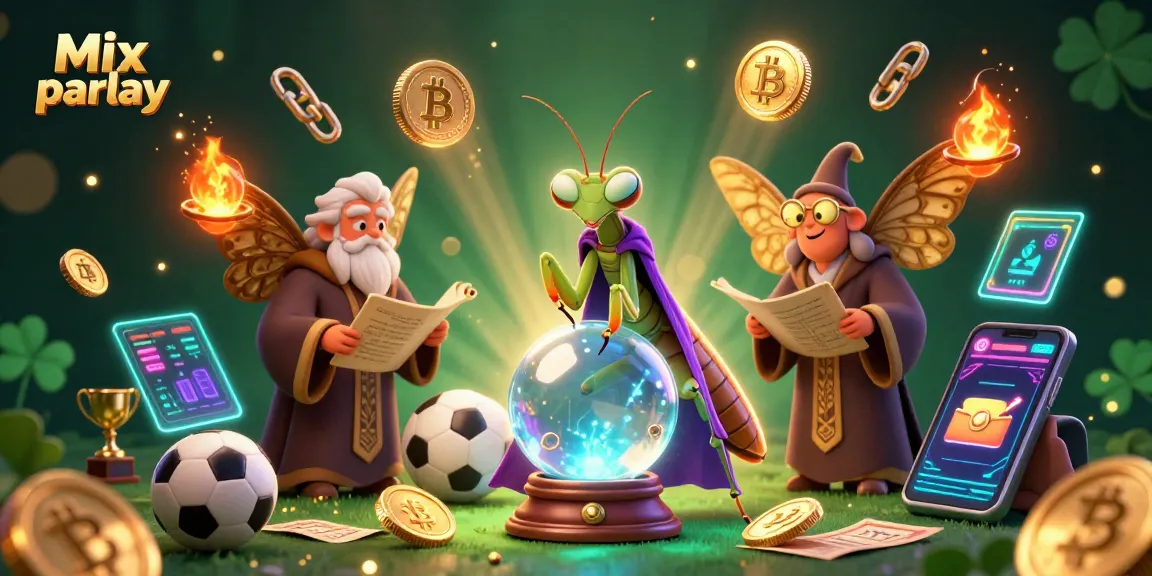 Engage with Mix parlay betting strategies in an immersive, vibrant casino scene.