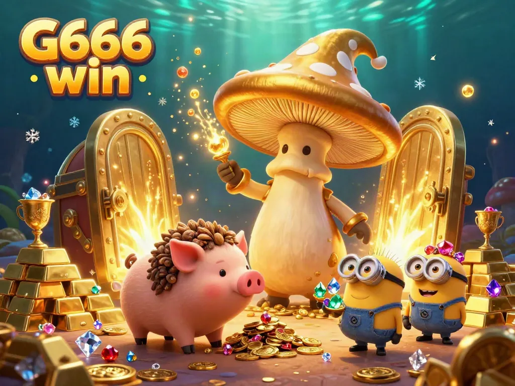 Experience enchanted riches at G666 win with a magical mushroom wizard and treasures galore.