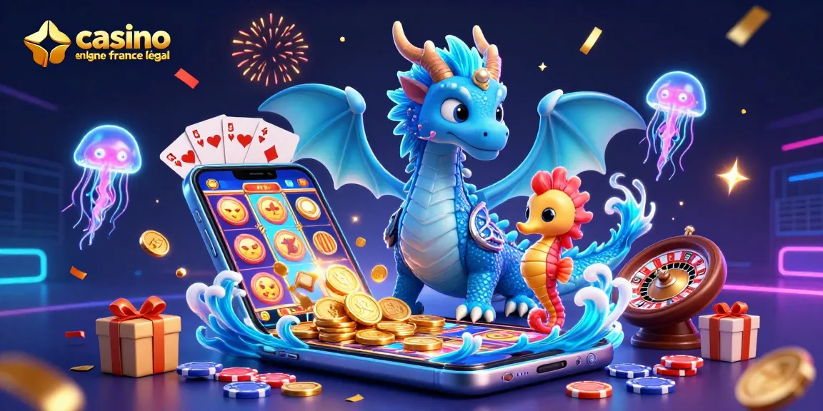 Jouez sur un casino en ligne France légal et découvrez des jeux vibrants avec des dragons et des créatures marines.