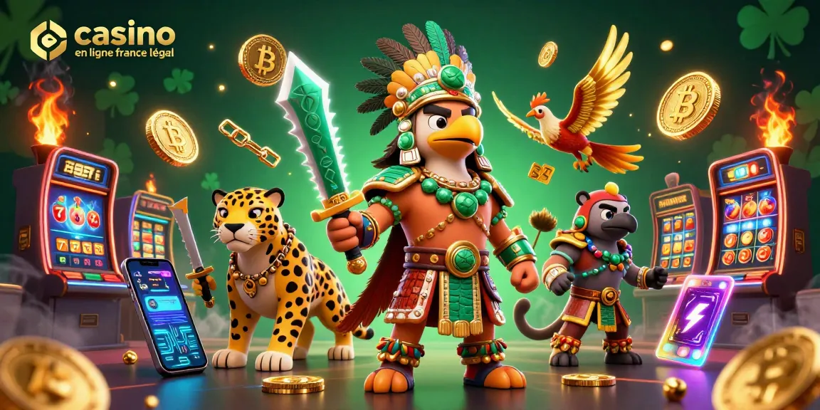 Jouer au casino en ligne France légal avec des guerriers azteques et des éléments crypto