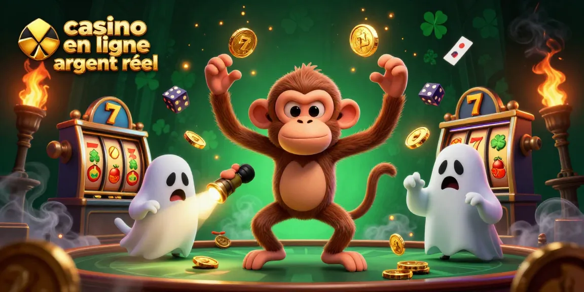 Découvrez l'excitation du casino en ligne argent réel avec un singe poltergeist et un chiot chasseurs de fantômes.