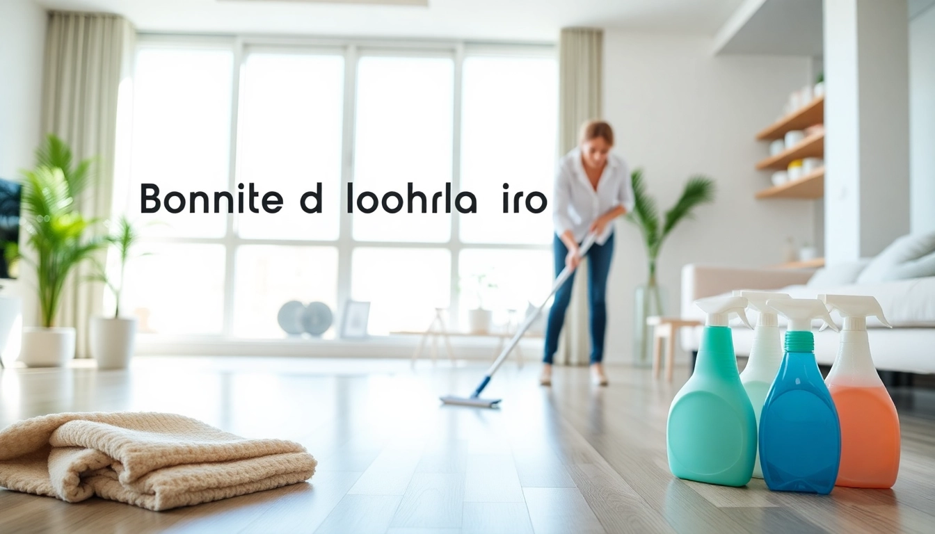 Transforming spaces with expert Bond cleaning Logan services, showcasing a cleaner at work.