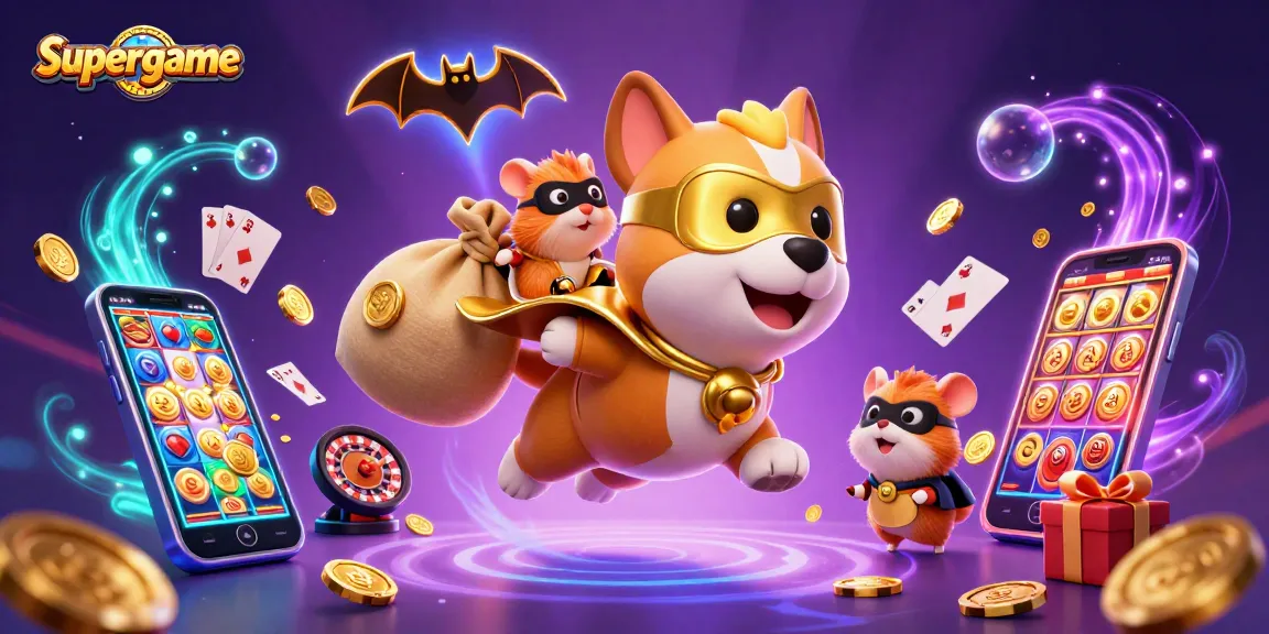 Experience thrilling gameplay at Supergame AU with vibrant casino action and colorful game elements.