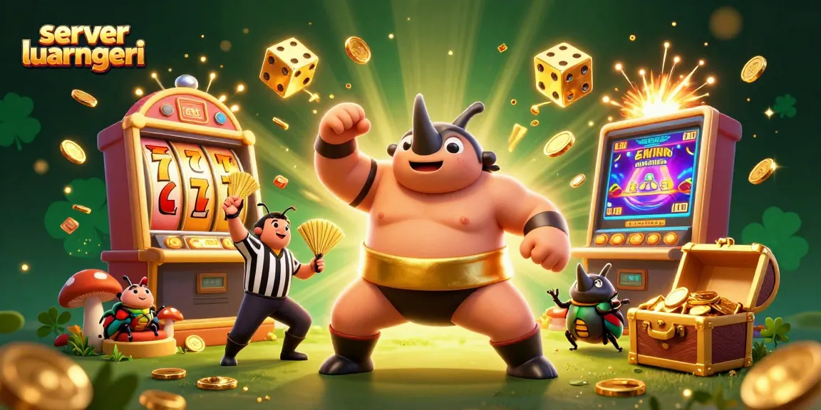 Experience excitement with server luar negeri in this vibrant slot betting scene featuring winning elements.