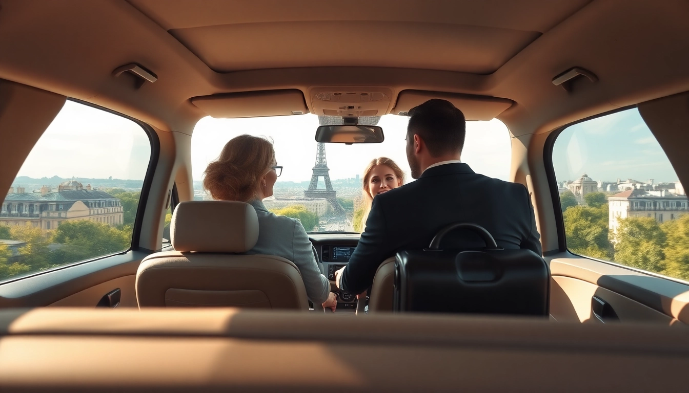 Experience seamless Orly Airport to Paris Transfer with a friendly driver assisting travelers.