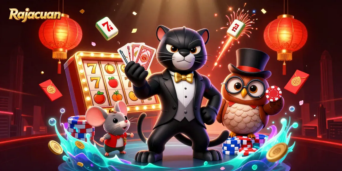 Rajacuan menjanjikan pengalaman bermain slot yang mengasyikkan dengan panda, burung hantu, dan tikus beruntung