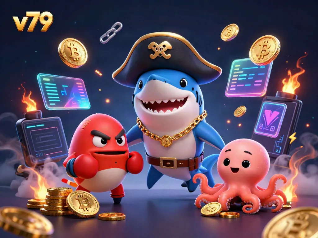 Experience top-tier gambling thrills with v79 in an ultra-detailed casino-themed 3D scene.