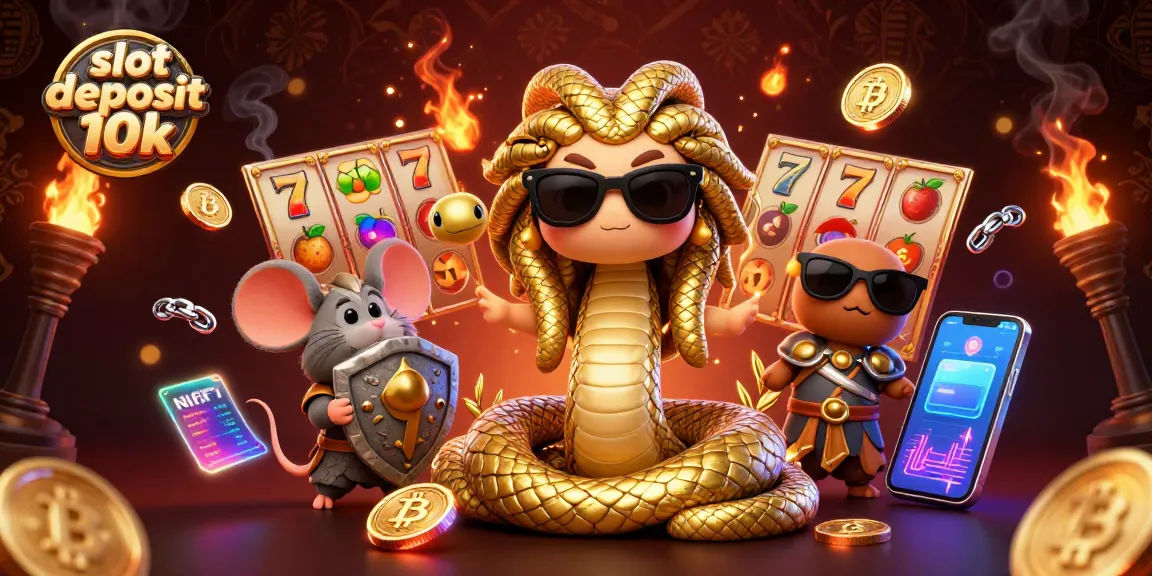 Engage with exciting slot deposit 10k gameplay featuring vibrant 3D characters and casino elements.