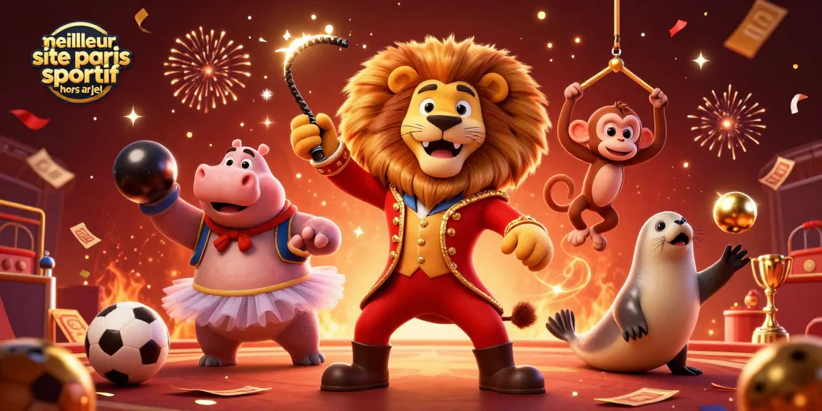 Pariez avec le meilleur site paris sportif hors arjel à travers cette illustration dynamique et festive.