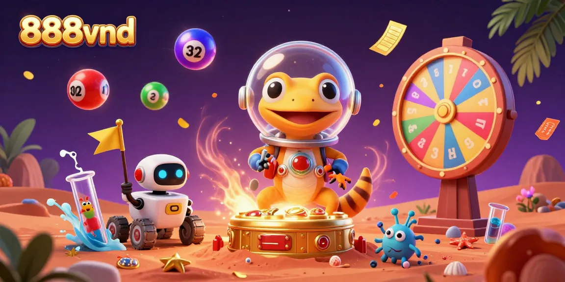 Experience the excitement of winning with 888vnd's vibrant casino gameplay and lottery fun.