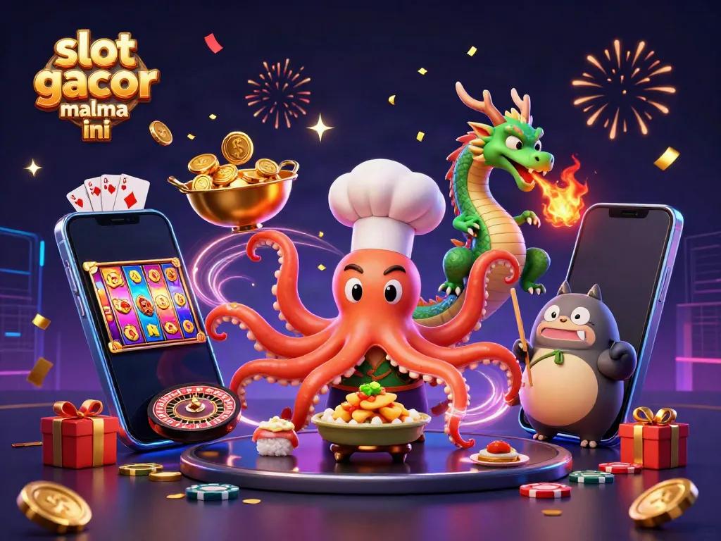 Experience the thrill of slot gacor malma ini with vibrant characters and exciting game elements.